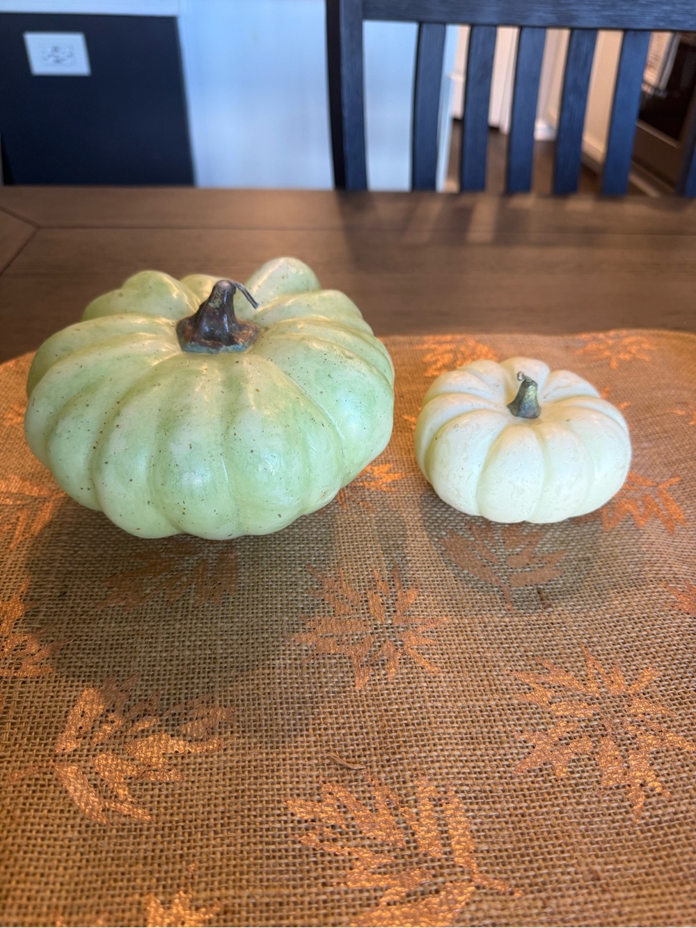 Pottery Barn Candle Gourds- Set of 2
